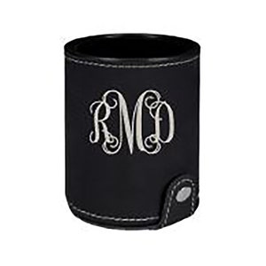 Personalized Leatherette Dice Cup w/ 5 Die