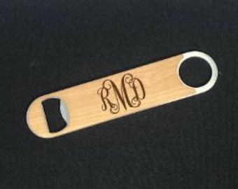 Personalized | Laser Engraved | Wood Veneer | Bottle Opener