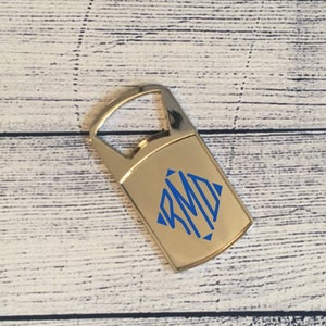 Personalized Monogrammed Bottle Opener image 1