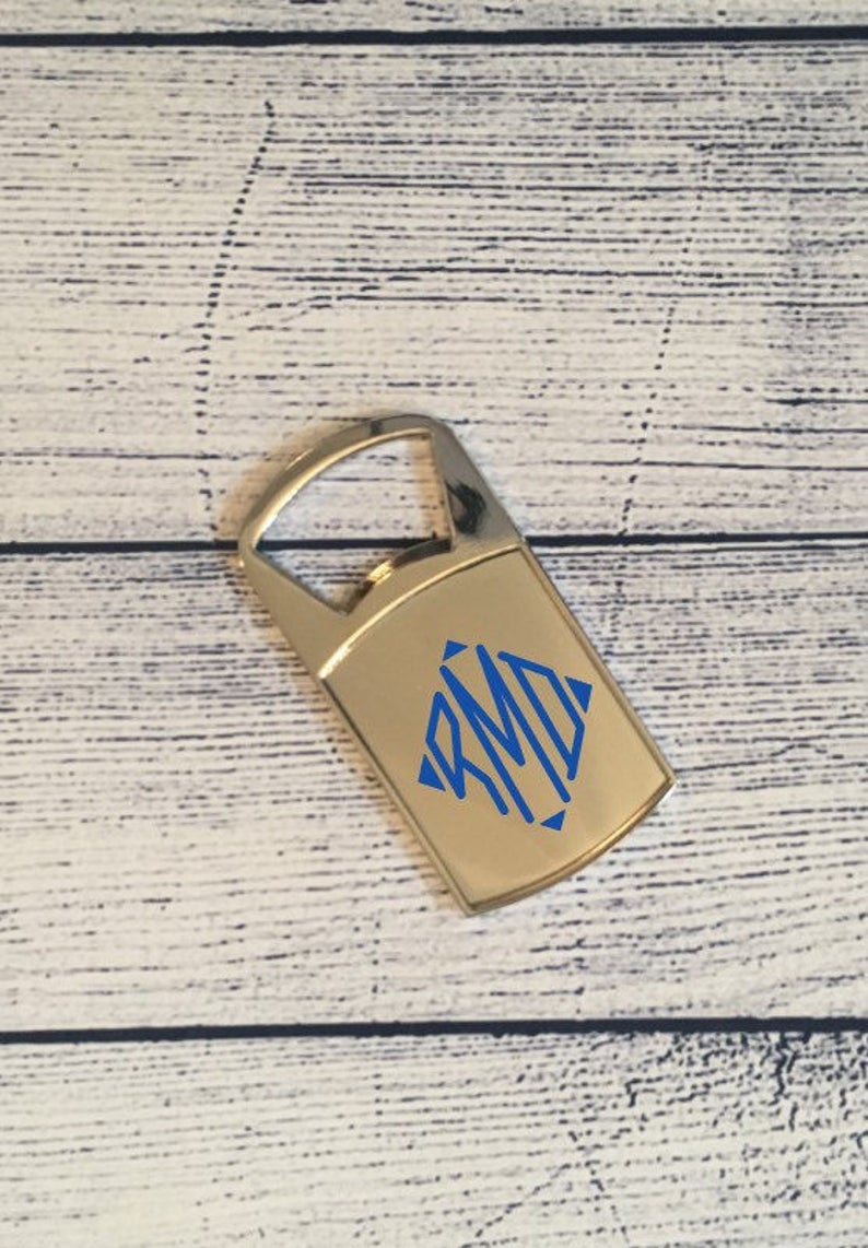 Personalized Monogrammed Bottle Opener image 1