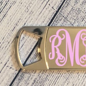 Personalized Monogrammed Bottle Opener image 2