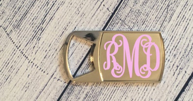 Personalized Monogrammed Bottle Opener image 2