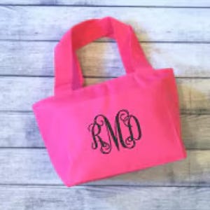 Sacola de almoço personalizada - rosa