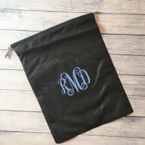 Personalized Monogrammed Travel Shoe Bag Etsy