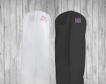 Personalized Gown Garment Bag - 72" w/ 10" Gusset