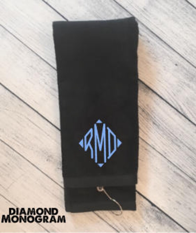 Personalized Trifold Golf Towel W/ Center Metal Grommet and Etsy