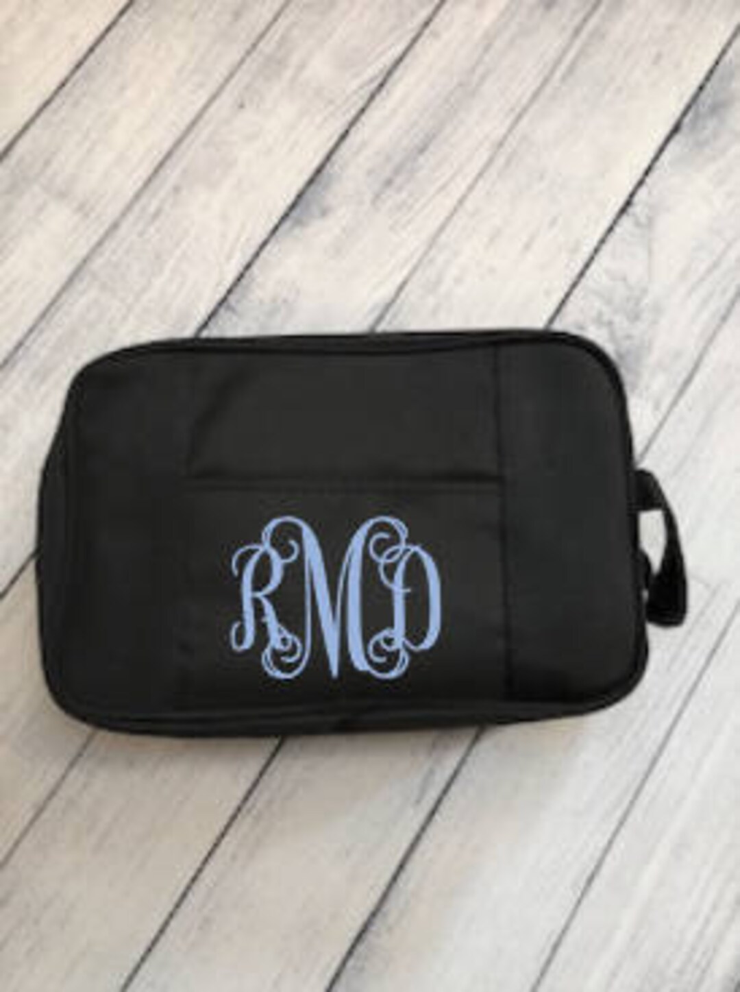 Personalized Toiletry Bag Black Etsy