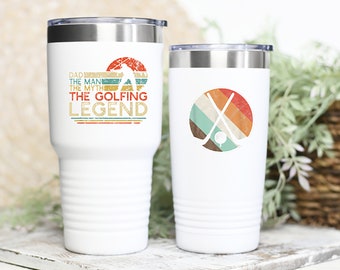 Vintage Retro Golfer Drinkware