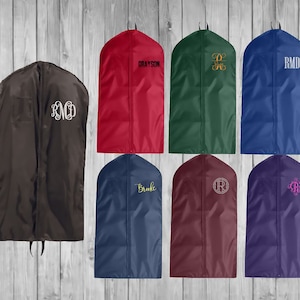 Personalized Nylon Garment Bag with Carrying Handles - 25&quot; x 47&quot;
