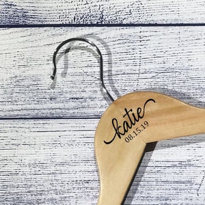 Personalized Engraved Bridal Party Hangers