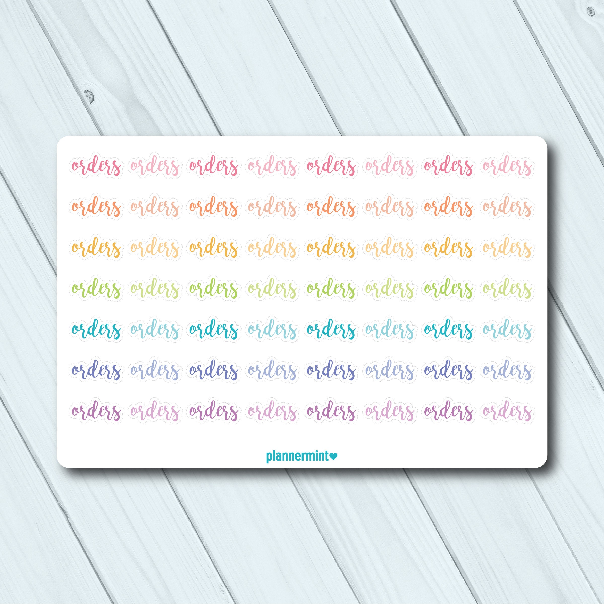 Orders Planner Stickers Business Stickers Fill Orders Etsy UK