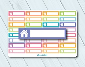 House Planner Stickers: Home Cleaning & Maintenance Tracker