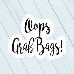 Oops Grab Bags! 10 Sheets! 50% off!