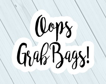 Oops Grab Bags! 10 Sheets! 50% off!