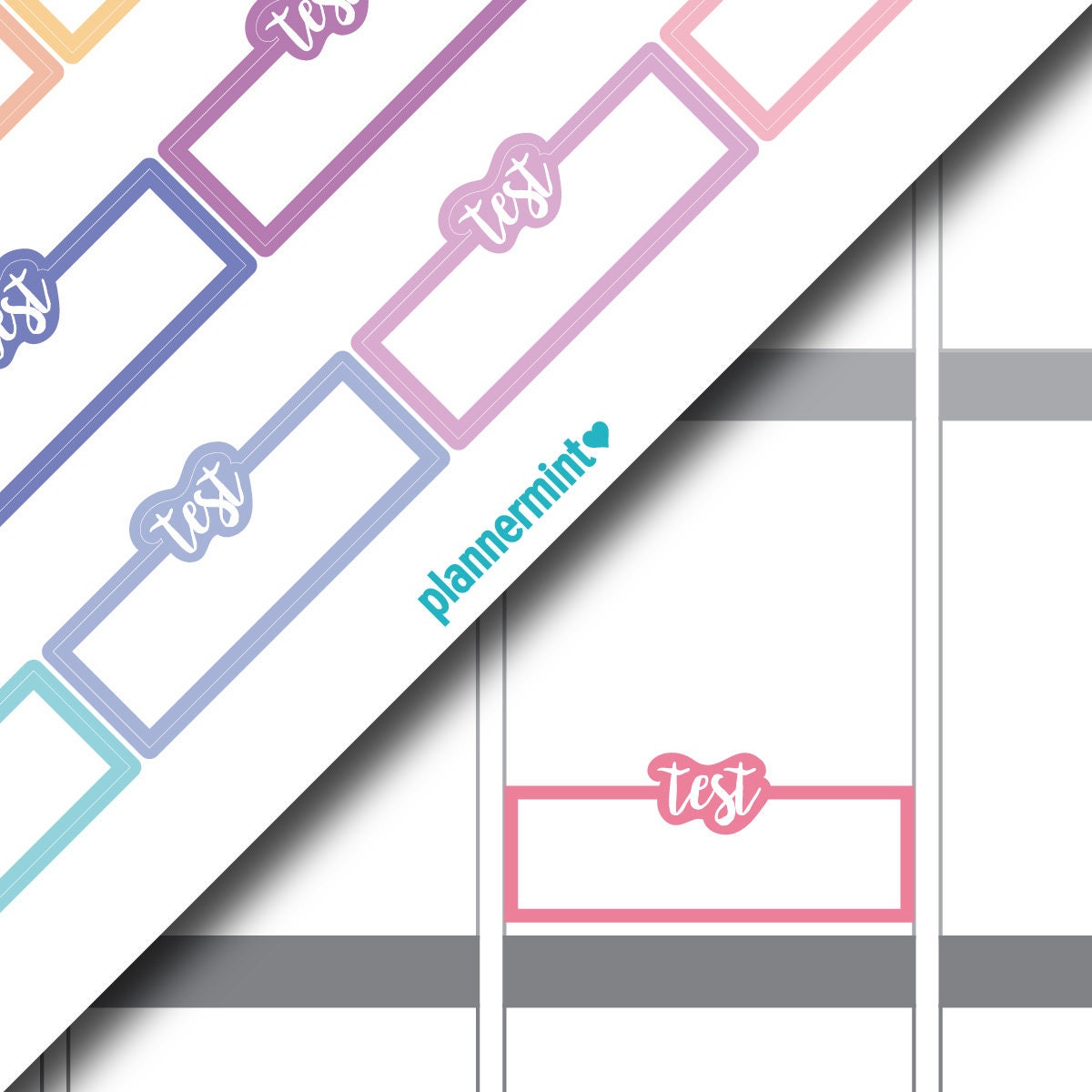 Test Ride Stickers Printable Test Planner Stickers Fillable Tracker Erin Condren Life | Etsy