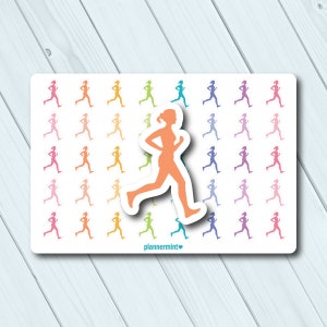 Runner Planner Stickers: Exercise & Weight Loss - Erin Condren, Happy Planner