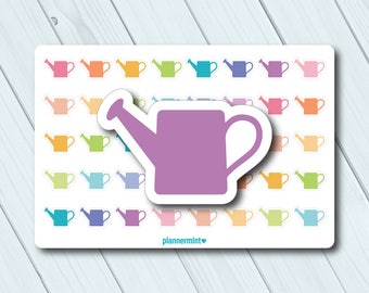 Stickers gieterplanner: functionele plantenpictogrammen (40/vel)