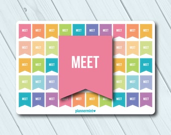 Meet Planner Stickers: Small Flags for Sports & Running