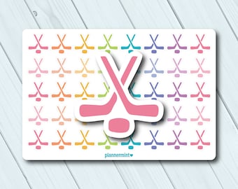 Eishockey Sticker: Funktionale Icon Sticker
