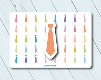 Tie Planner Stickers: Formal Event Icons