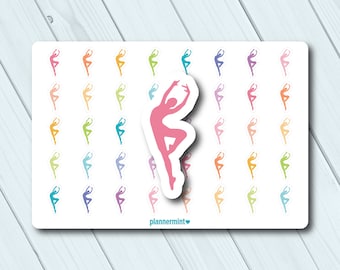 Ballet Dancer Planner Stickers - Erin Condren, Happy Planner (Matte or Glossy)