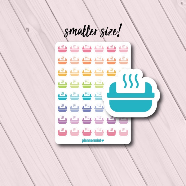 Mini Litter Box Planner Stickers - Erin Condren - Happy Planner - Functional Icon Deco - Cat Litter - Pet - Feline