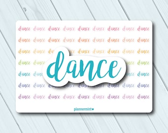 Dance Planner Stickers: Ballet, Tap, Jazz - Matte or Glossy