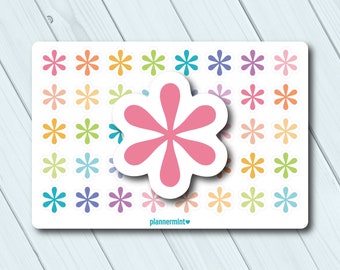 Asterisk Planner Stickers: Icon Stickers for Erin Condren