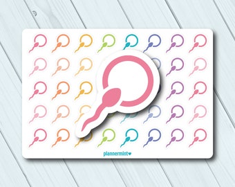 Fertility Planner Stickers: Ovulation & IVF Tracker