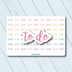 Per fare adesivi planner - Adesivi motivazionali - Erin Condren Life Planner - Happy Planner - Kikki K - Personale - Mambi - Opaco o Lucido