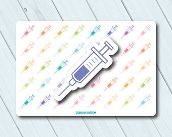 Syringe Planner Stickers: Functional Icons for Happy Planners