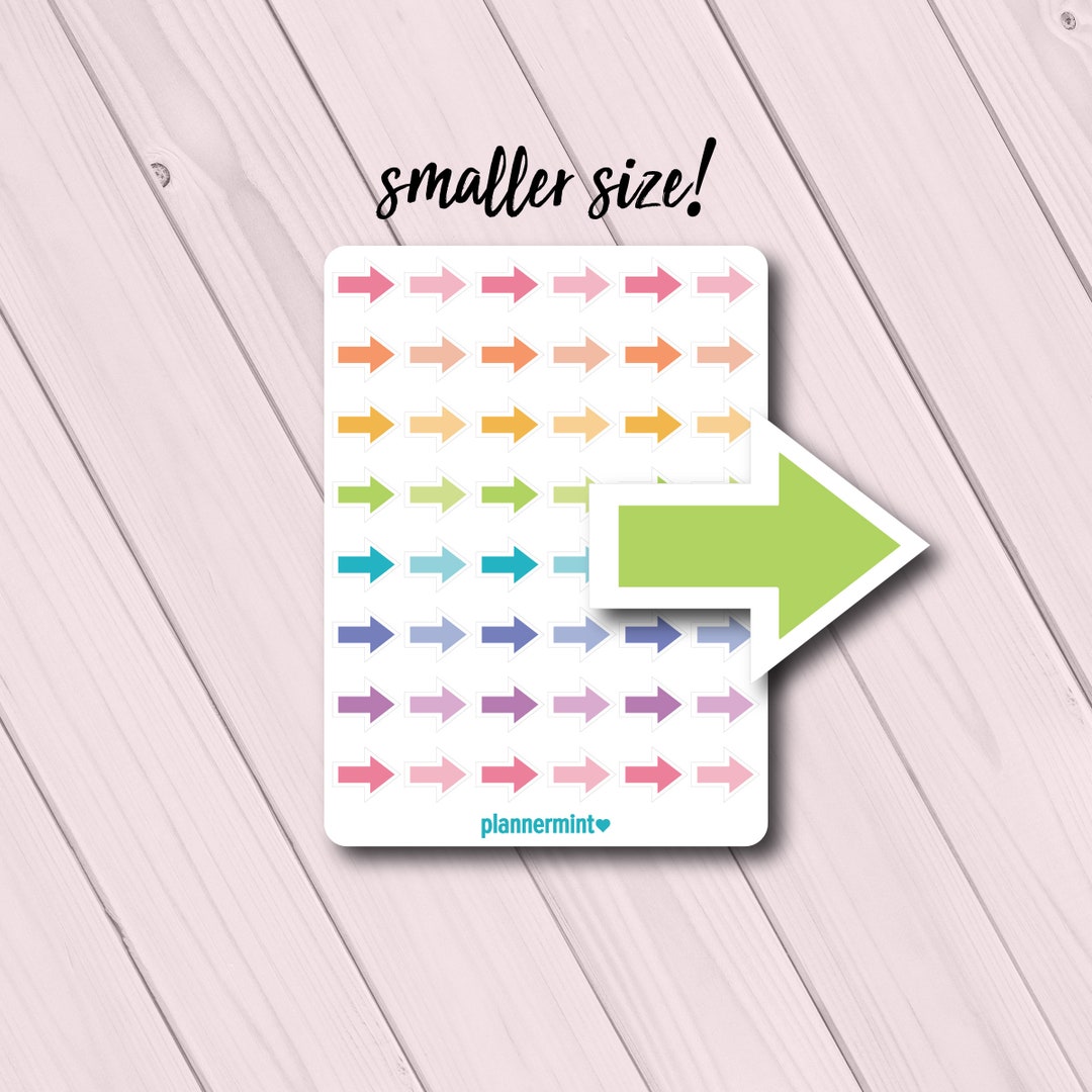 Mini Arrow Planner Stickers - Erin Condren - Happy Planner - Functional ...