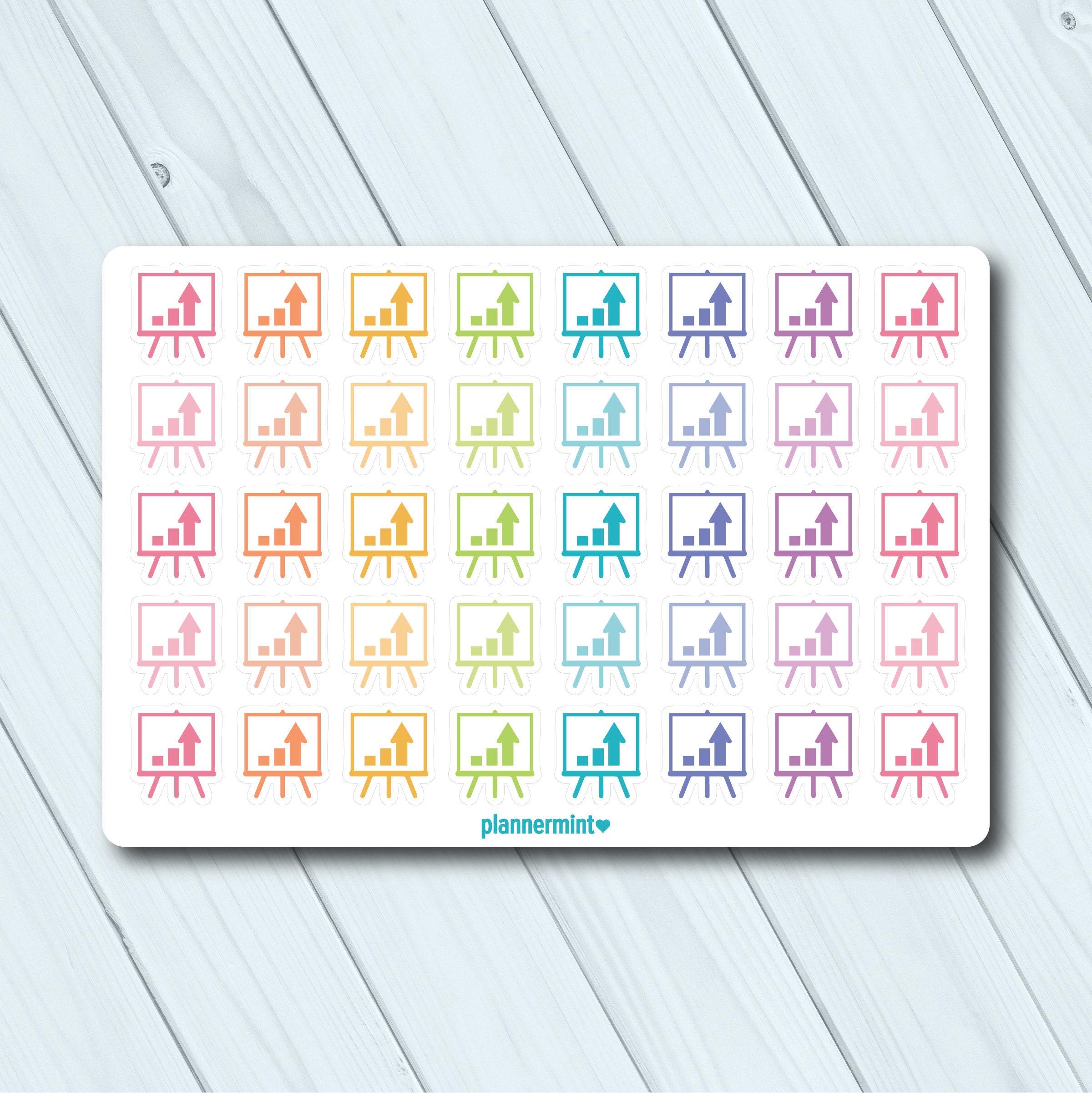 Presentation Stickers Planner Stickers Functional Icon - Etsy UK