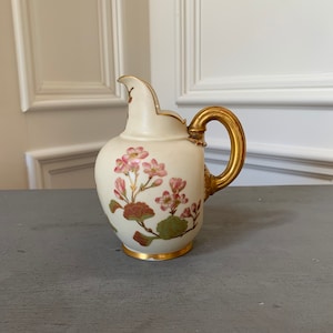 1890 Royal Worcester Blush Pitcher