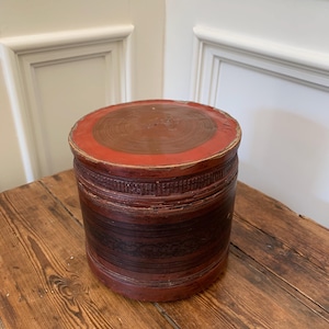 Burmese Lacquer Betel Box