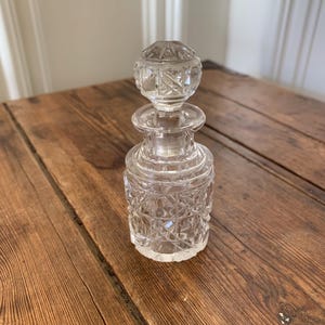 Antique Cut Glass Scent Bottle