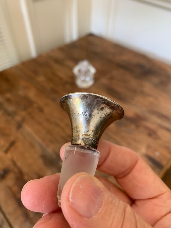 ster Sterling Enamel Scent Bottle Gem