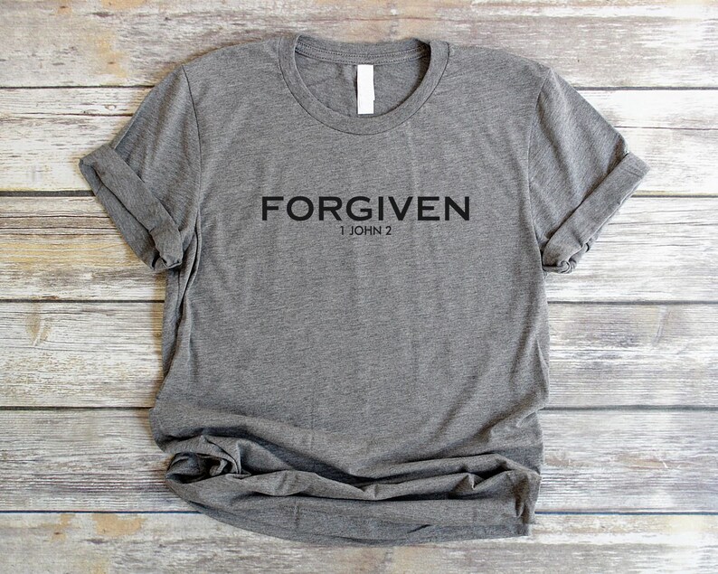 Forgiven Shirt Unisex Christian T Shirts Forgiven Christian - Etsy