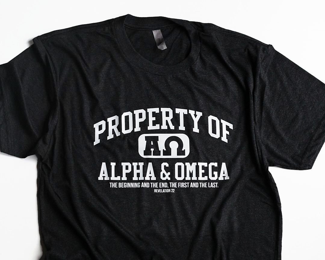 Property of Alpha & Omega Shirt for Men Unisex Christian T Shirts for Men  Dad Birthday Gifts for Mens Christian Shirts - Etsy