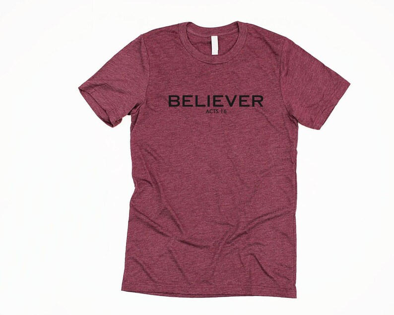 Believer Shirt Unisex Christian T Shirts Christian Shirts for - Etsy