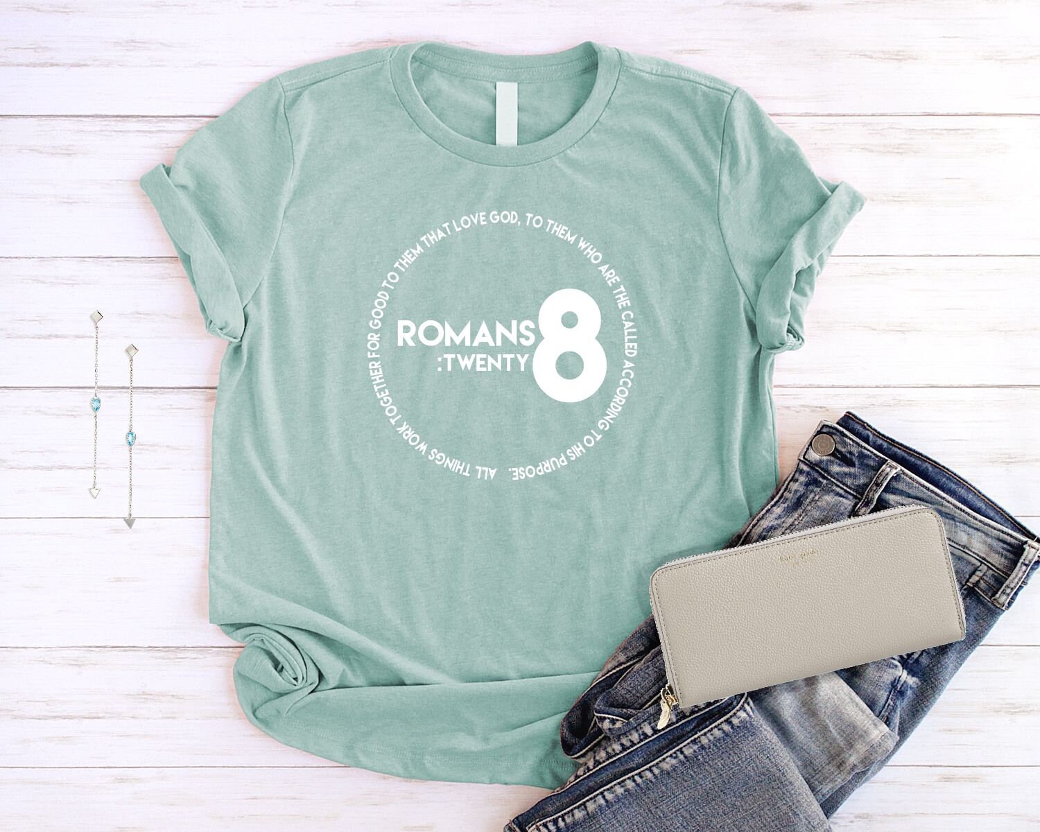 Romans 8:28 Shirt Christian T Shirts for Women Christian | Etsy