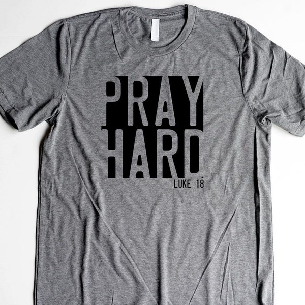 Pray Shirts Christian Men T Shirts Christian T Shirts Pray Unisex Shirts Mens Shirts Pray Hard Shirts Bible Verses for Women Shirts for Camp