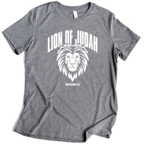 Lion of Judah Christian T Shirts for Women Relaxed Shirts Christian Lion Shirts For Women Jesus Shirts Bible Verse Shirts Christian Women