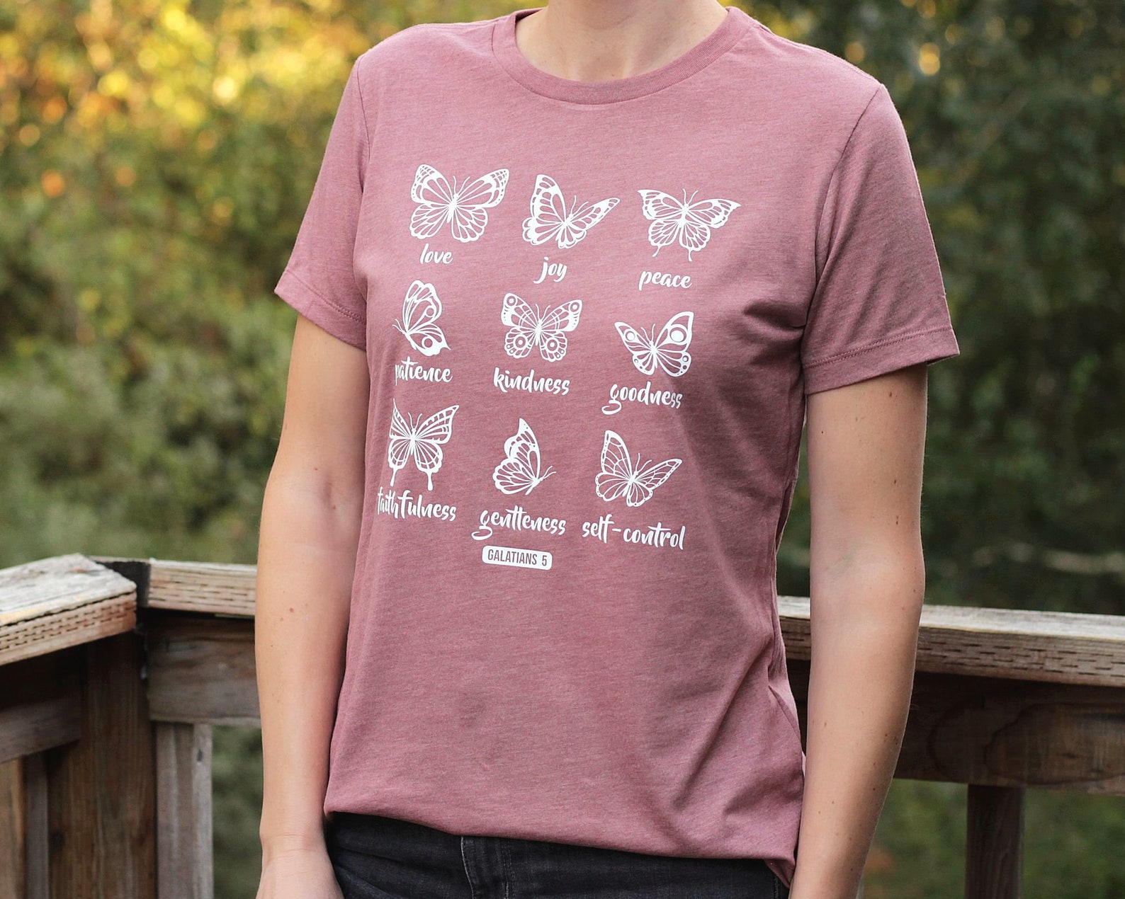 Fruit of the Spirit Shirt Women Butterfly Shirt Christian Shirts for ...