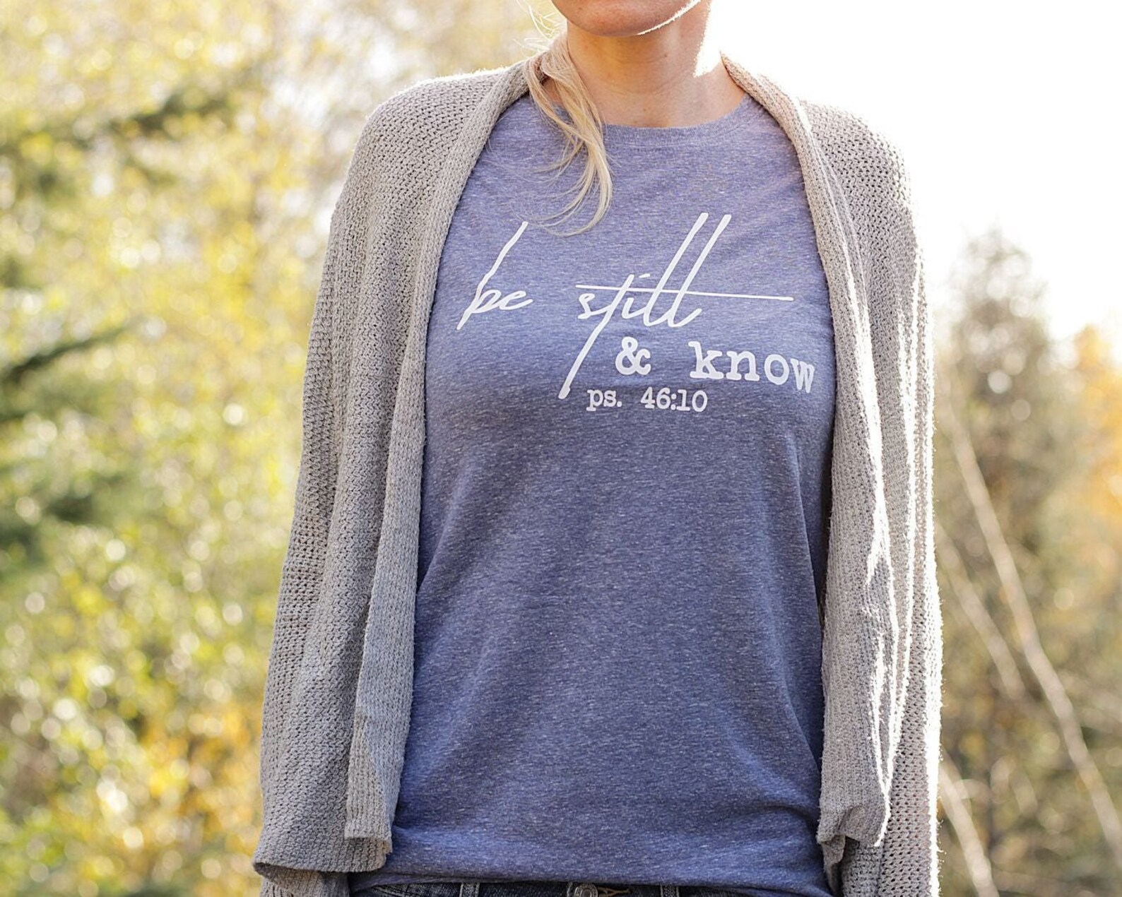Be Still Shirts for Women Christian Be Still T Shirts Bible Etsy