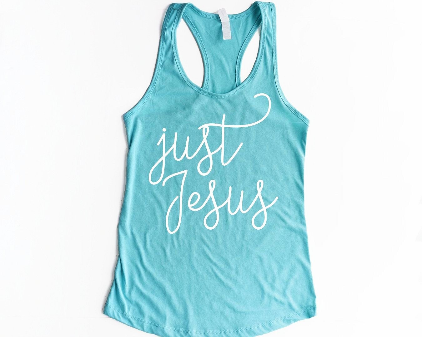 Just Jesus Christian Tank Top Tank Tops for Women - Etsy