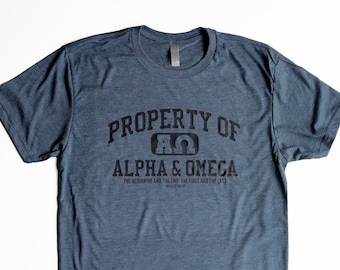 Christian T Shirts for Men, Christian Shirts, Dad Birthday Gifts for Brother Christian T Shirt Designs, Alpha & Omega, Cool T Shirts for Men
