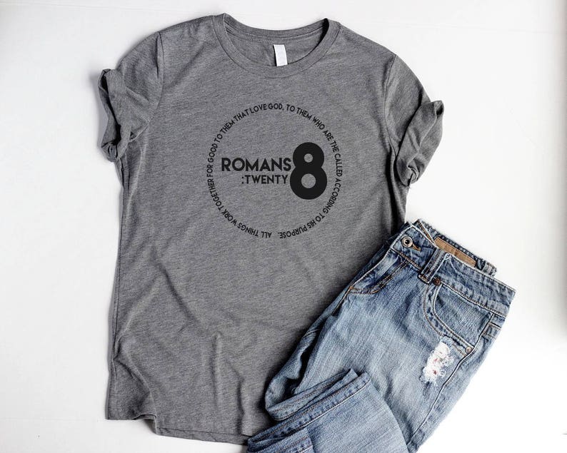 Romans 8:28 Shirt Christian T Shirts for Women Christian - Etsy