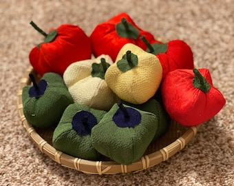 Bell pepper made by kimono fabric