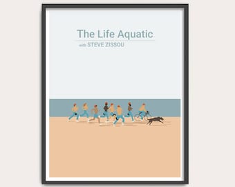 THE LIFE AQUATIC With Steve Zissou 16x12 Movie Poster Print